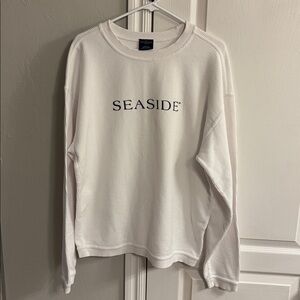 Seaside Corded Embroidered Sweatshirt